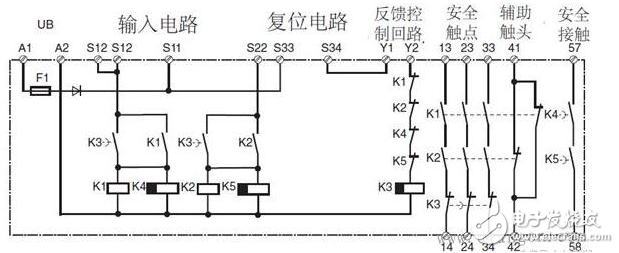 安全繼電器工作原理、接線圖、使用方法